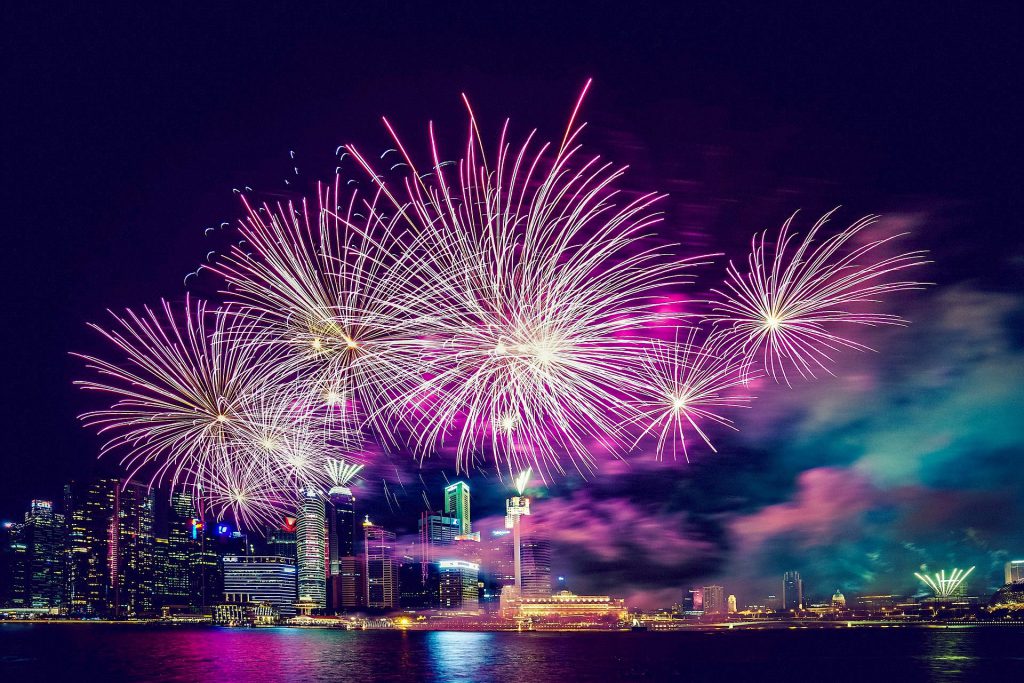 Storytelling d'évènement. Feu d’artifice.