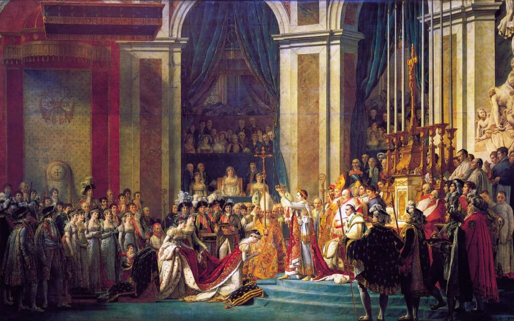 Jacques Louis David couronnement sacre de Napoleon